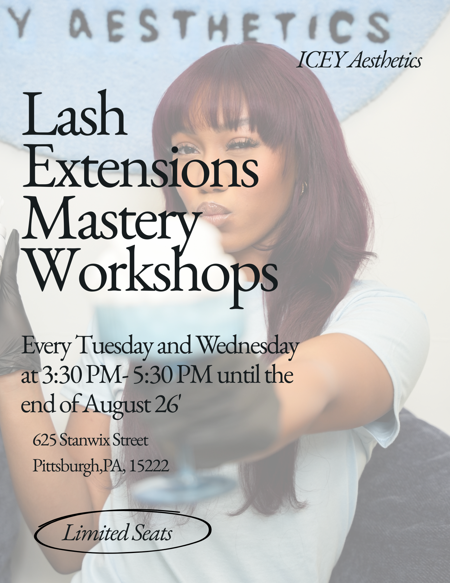 ICEY Aesthetics Lash Extension Mastery Workshops